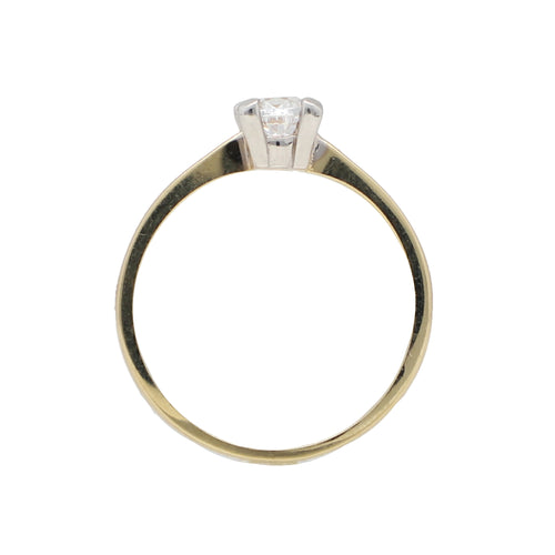 Anillo De Compromiso Bicolor