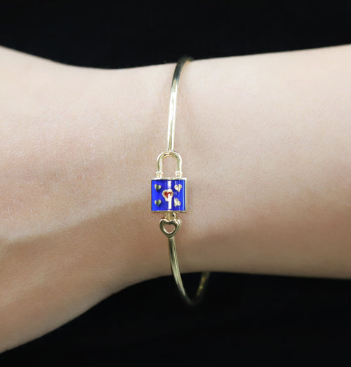 Brazalete Candado Esmaltado