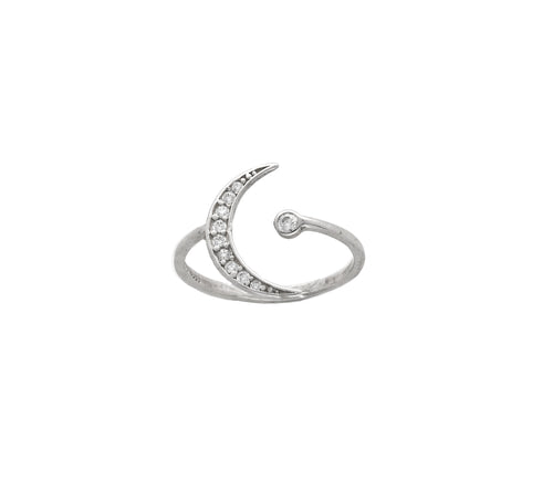 Anillo Luna de Plata