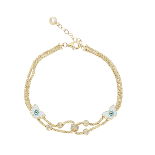 Pulsera Mariposas Blancas