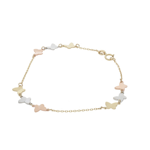 Pulsera Mariposas 3 Tonos