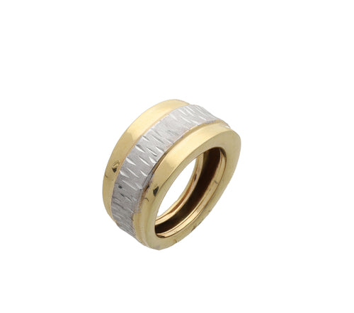 Anillo alto relieve con textura