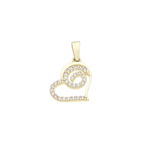 Dije Corazón con Espiral
