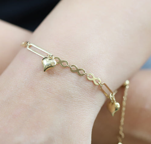 Pulsera Infinitos Corazones