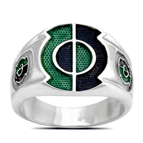 Anillo de Linterna Verde
