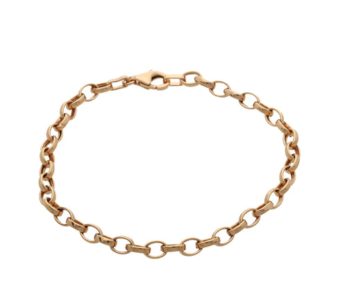 Pulsera Eslabones Ovalador Rosa