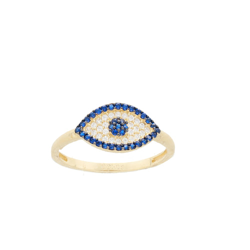 Anillo Ojo Turco Azul