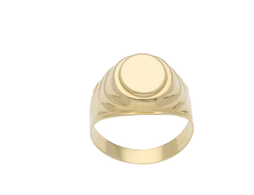Anillo Caballero Majestuosidad Dorada