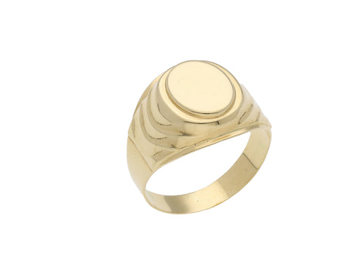 Anillo Caballero Majestuosidad Dorada