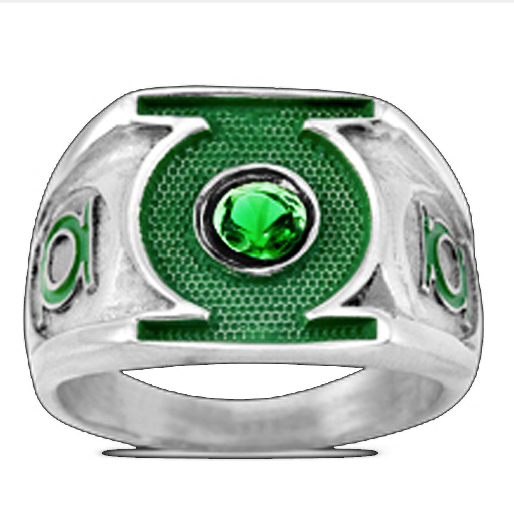 Anillo de Linterna Verde