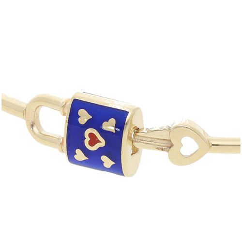 Brazalete Candado Esmaltado