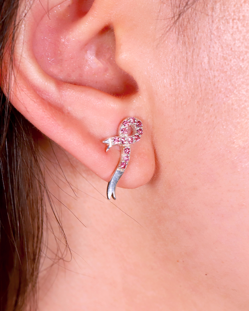Aretes Dispar "Valentía Rosa" | PREVENTA
