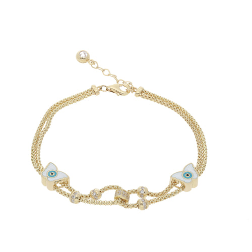 Pulsera Mariposas Blancas