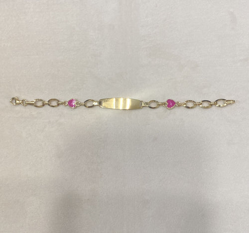 Pulsera Niña Corazones