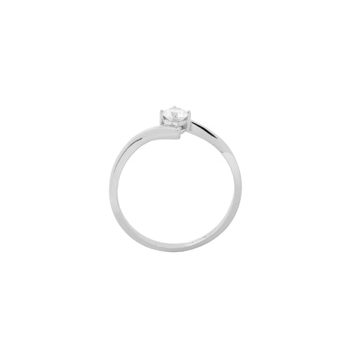 Anillo solitario Rombo