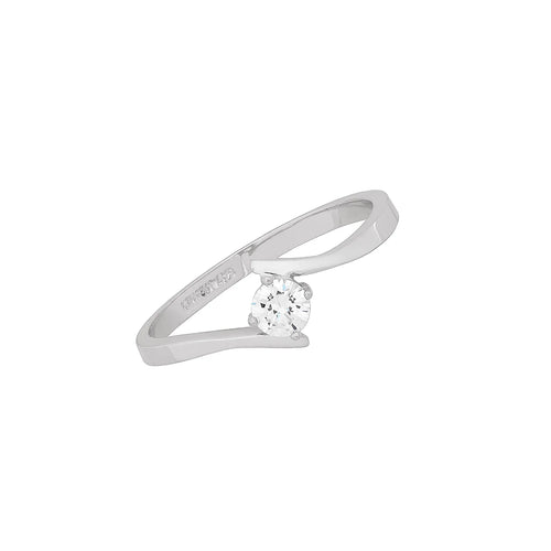 Anillo solitario Rombo
