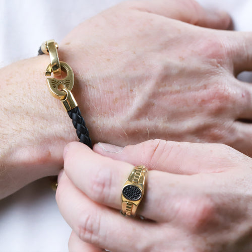 Anillo Caballero Destello Oscuro