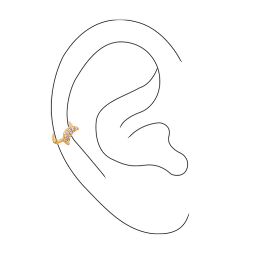 Piercing Luna Mini Dorada