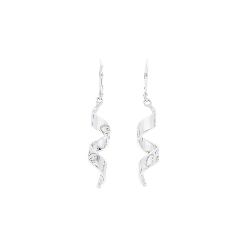 Aretes C'est la Vie (Asi es la Vida) de Plata con Baño de Rodio - Alnur Joyería