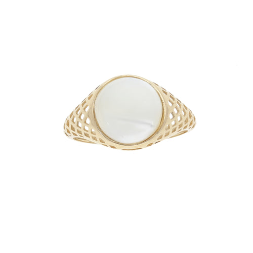 Anillo piedra Blanca