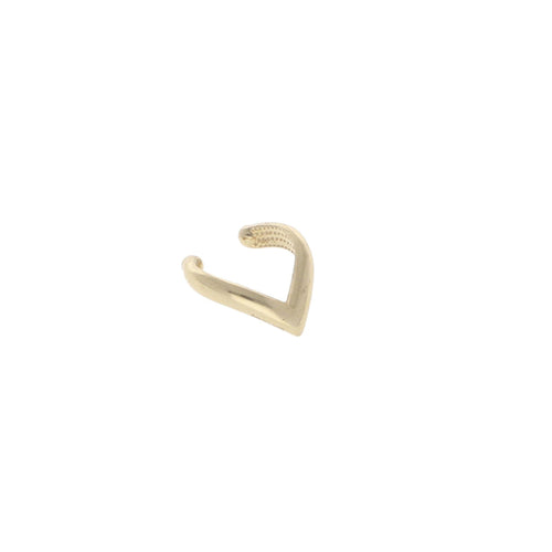Arete Earjacket "V" de Oro de 14k - Alnur Joyería