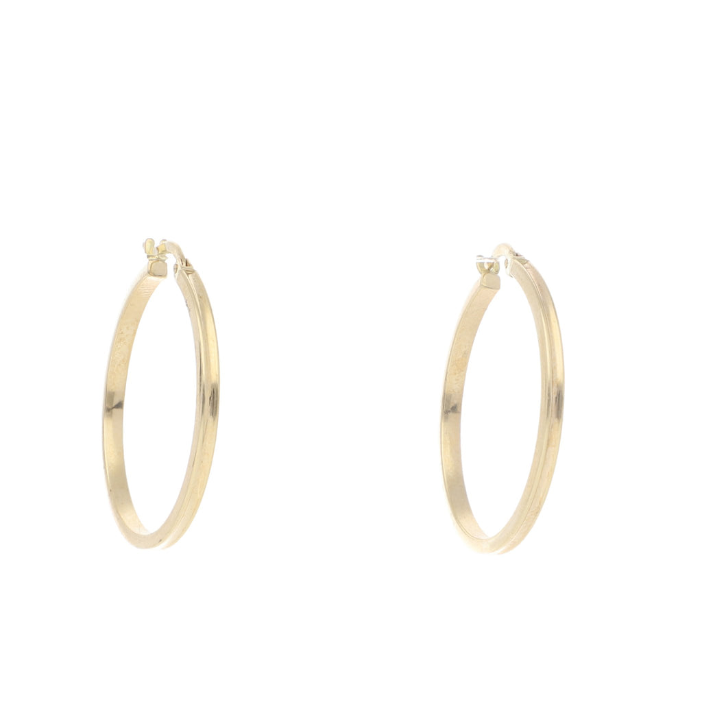 Arracadas Delgadas de Oro de 14k
