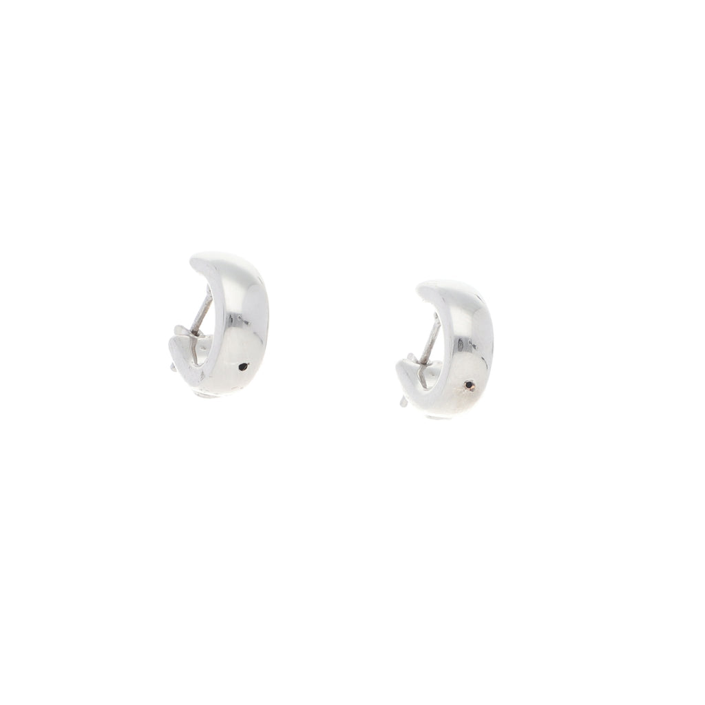 Arracadas Huggies Anchas de Oro de 14k