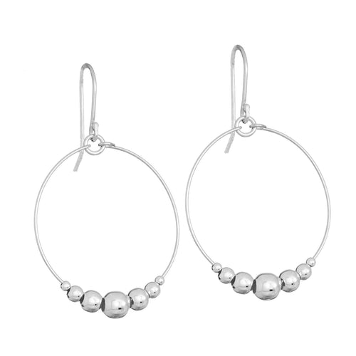 Aretes de Contorno Circular con Esferas