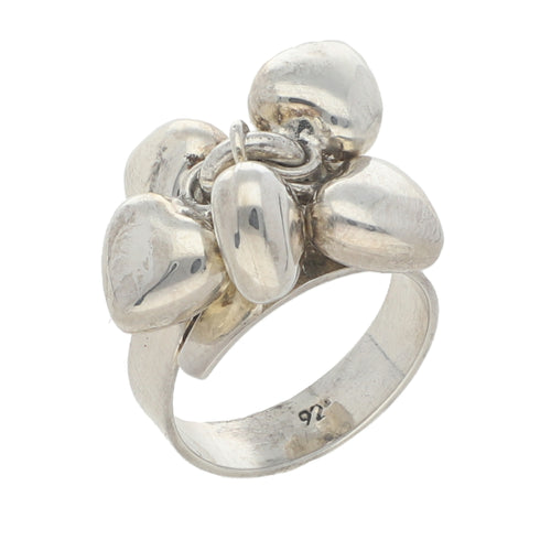 Anillo Charms Corazones