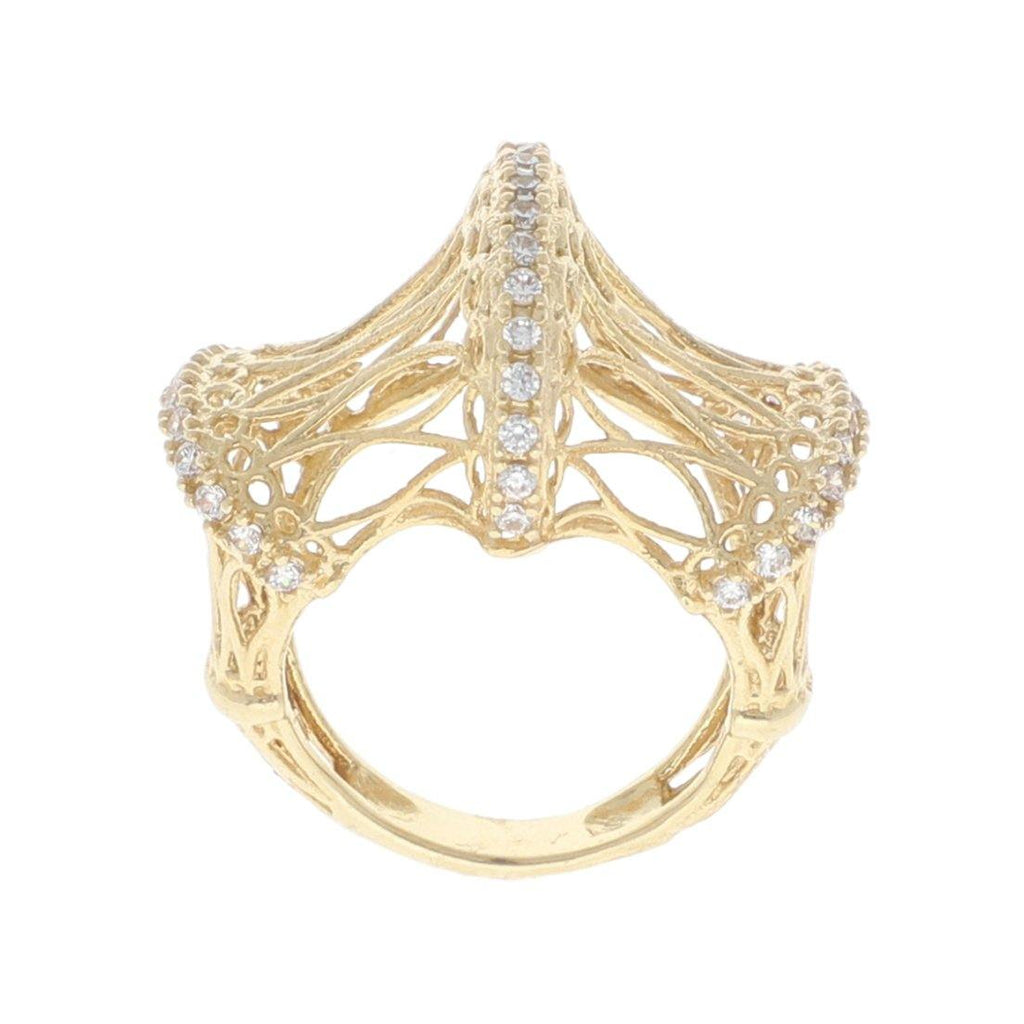 Anillo Red de Oro de 14k - Alnur Joyería
