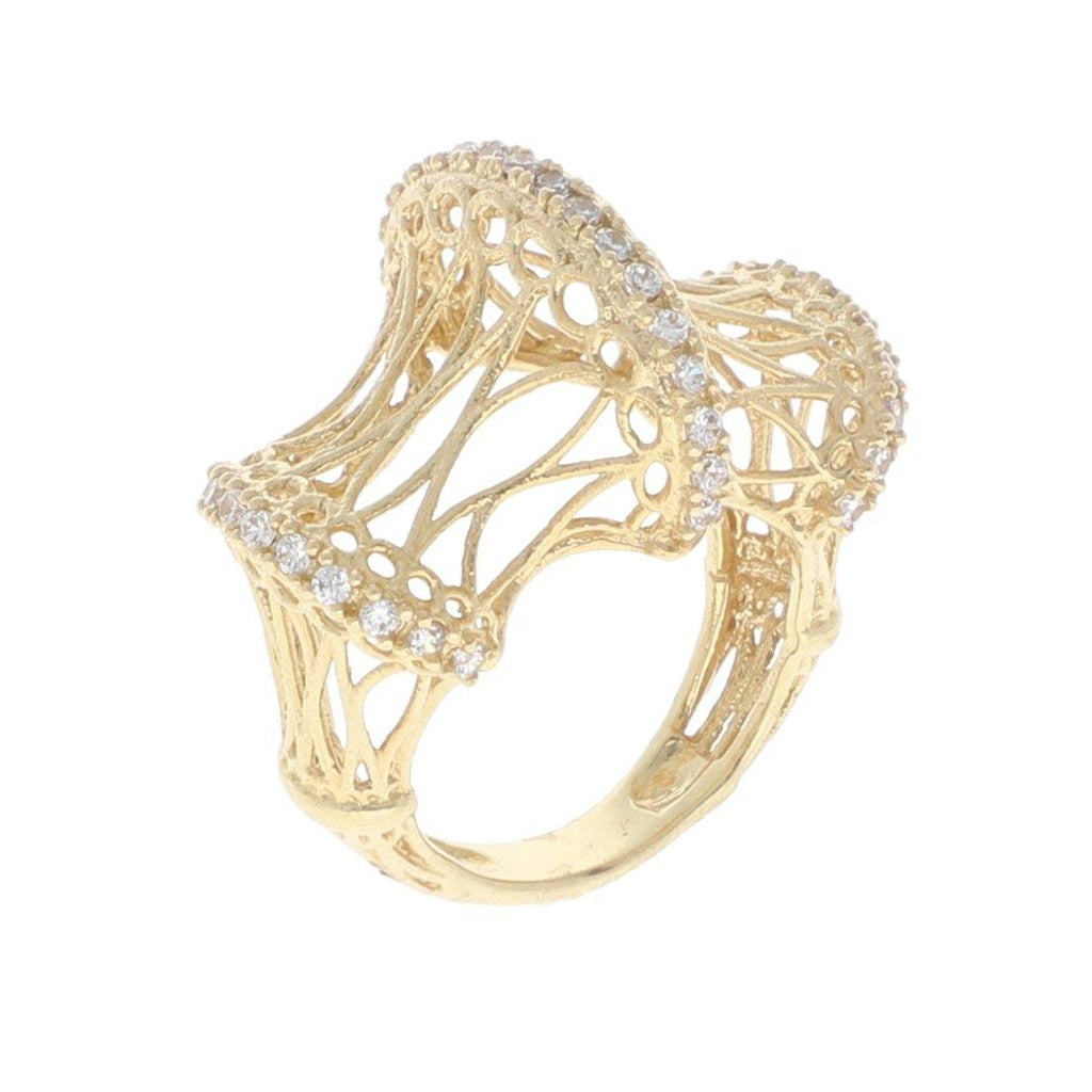 Anillo Red de Oro de 14k - Alnur Joyería