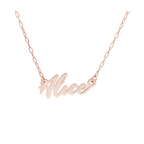Nombre Personalizado de Oro de 14k