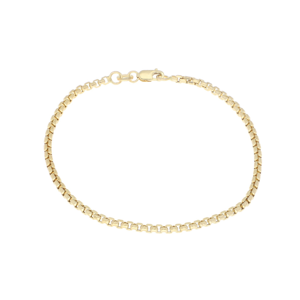 Pulsera Ancla de Oro Amarillo de 14k - Alnur Joyería
