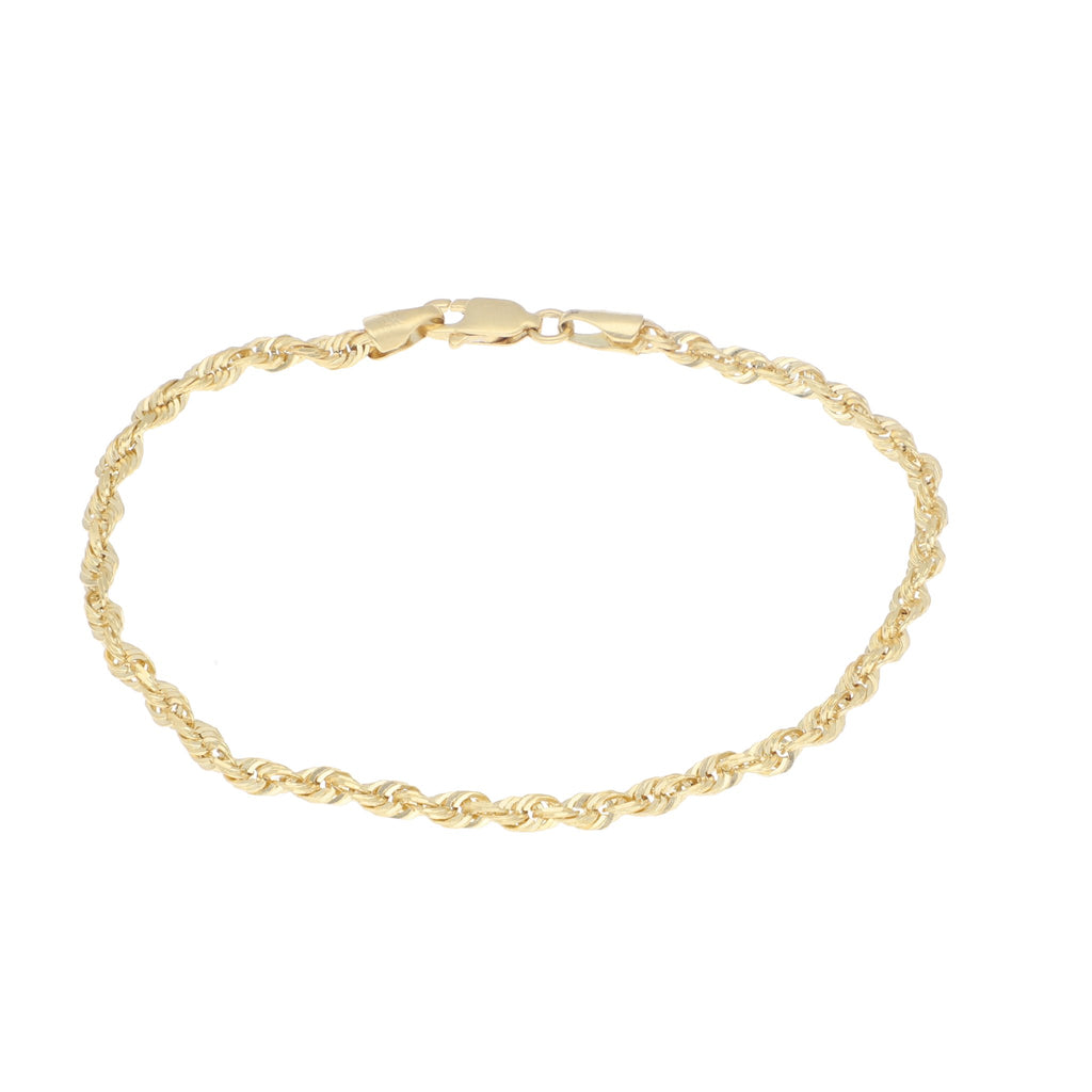 Pulsera Torzal de Oro Amarillo de 14k - Alnur Joyería