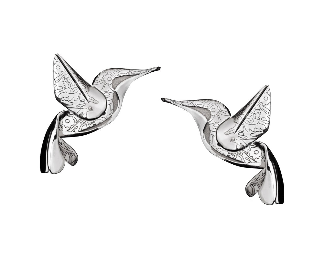 Aretes de Colibrí