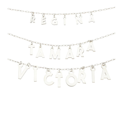 Collar Nombre en Oro 14K