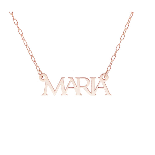 Nombre Personalizado de Oro de 14k