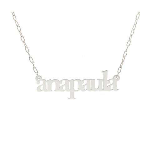 Nombre Personalizado de Oro de 14k