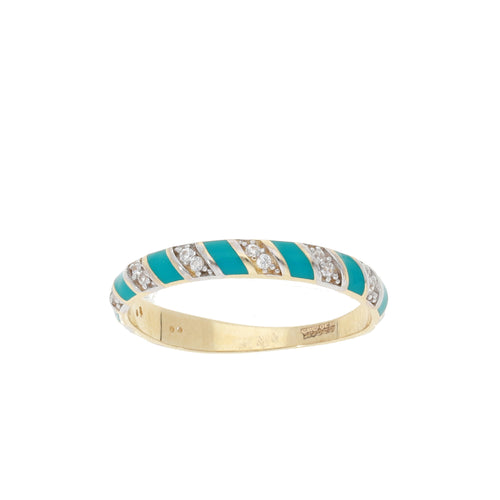Anillo Caramelo Turquesa