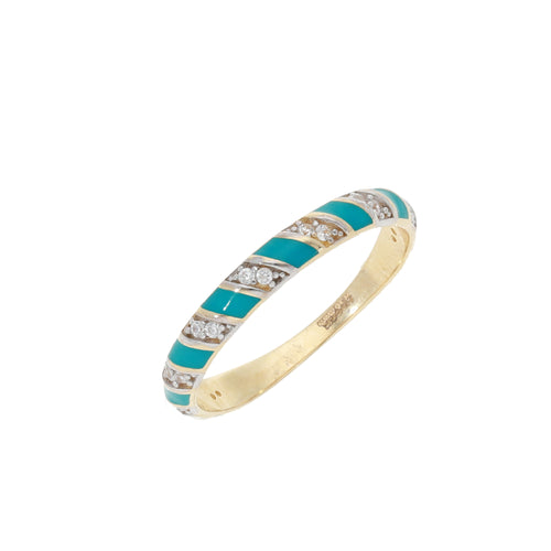 Anillo Caramelo Turquesa