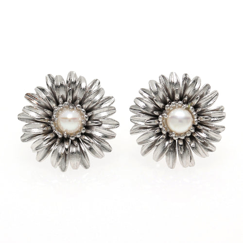 Broqueles Amore Primor de Plata con Perlas